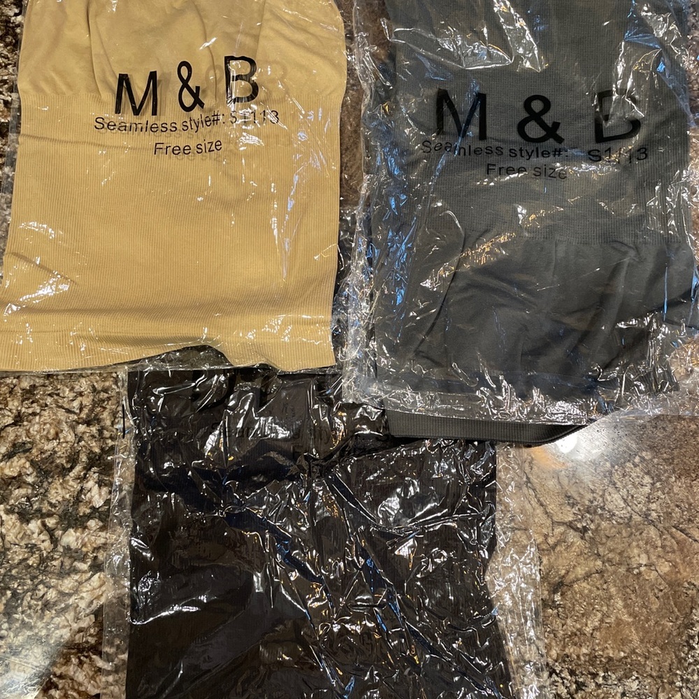 New Women’s M&B Tube Top ONE SIZE FITS ALL